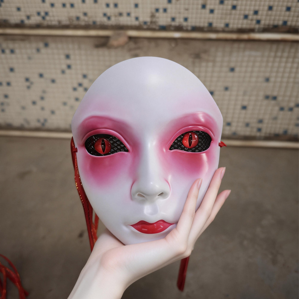 Cosplay Prop Works - Handicrafts Full Face Mask For Live