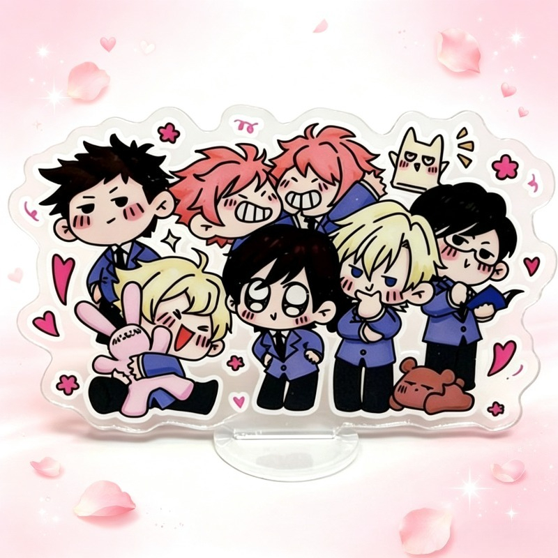 10cm Ouran High School Host Cl - Acrylic Cosplay Prop 评论和价格