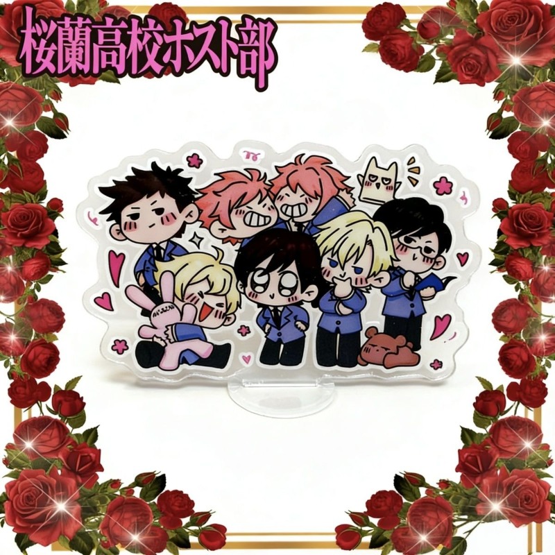 10cm Ouran High School Host Cl - Acrylic Cosplay Prop 评论和价格